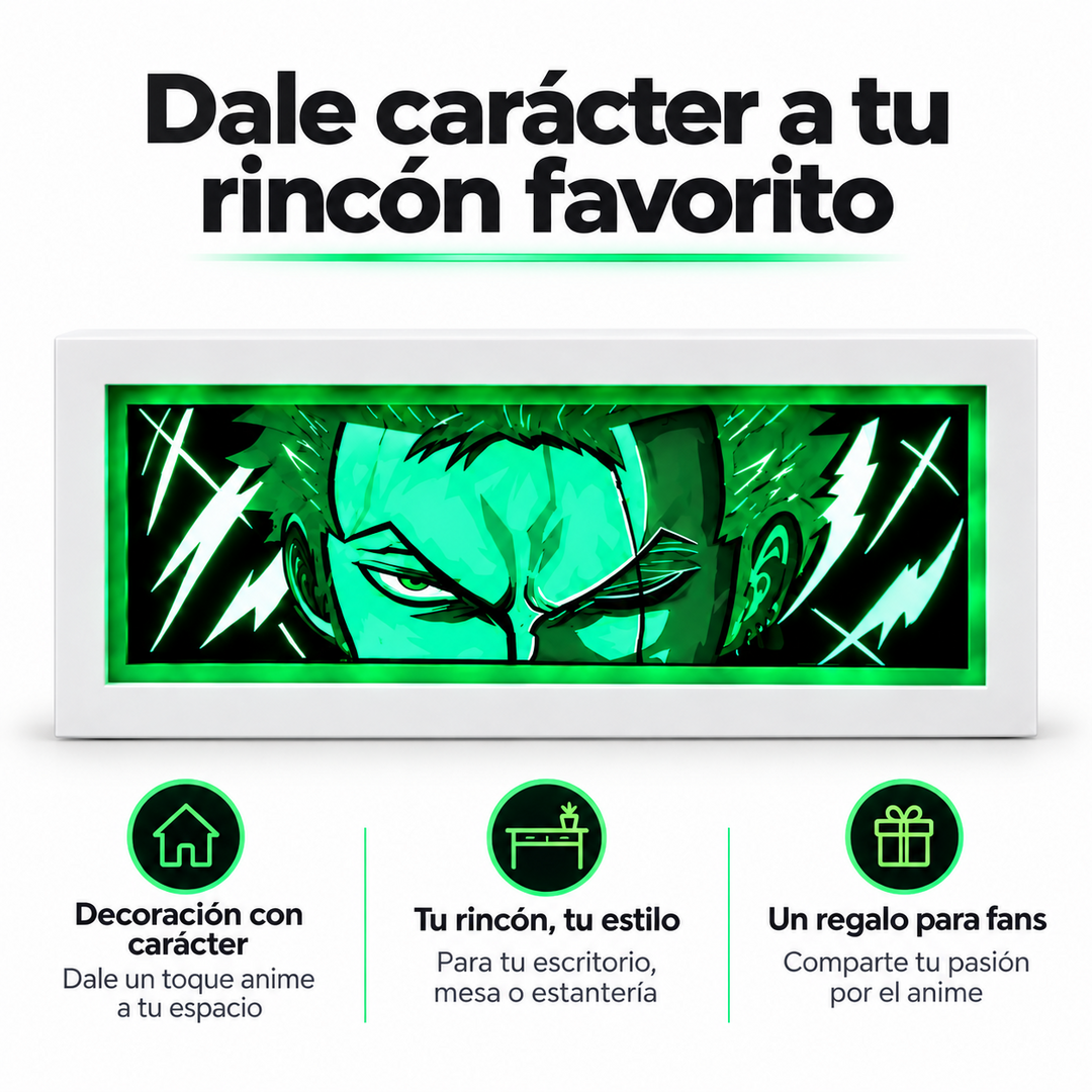 Lámpara anime Lightbox de tus personajes favoritos