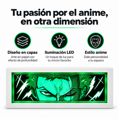 Lámpara anime Lightbox de tus personajes favoritos